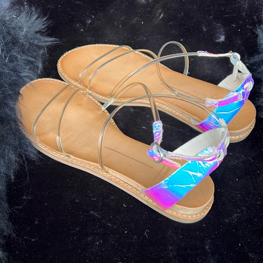 Dolce vita iridescent sandals